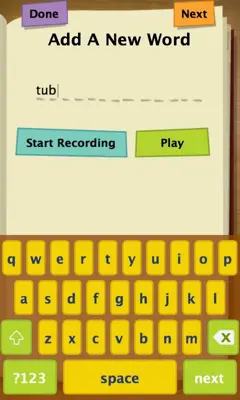 Spelling Test Free android App screenshot 2